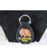 Yellowstone Park Cloth/Metal Silver-Toned Ring Bear Keychain, Collectible - £4.56 GBP