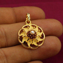 22cts Seal Pure Gold 2.8cm Lockets Princess Gift Fashionable Women Jewelry - £382.23 GBP