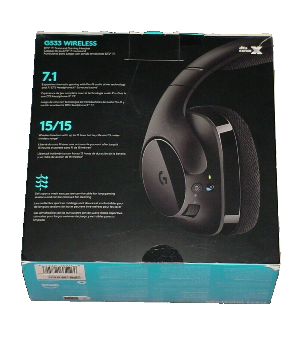 Logitech G533 Gaming DTS 7.1 - Auriculares