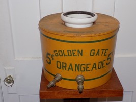 Vintage Golden Gate Orangeade 5 Cent Cooler - $8,304.10 MXN