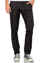 J BRAND Herren Hose Landis Entspannt Zwanglos Sanft Schwarz Größe 32W 15... - $76.99