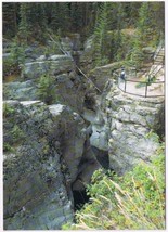 Postcard Jasper Alberta Maligne Canyon Jasper National Park - £3.11 GBP