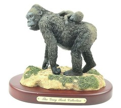 The Gray Rock Collection by Amy &amp; Addy 7.5&quot;x 7.5&quot; Mommy &amp; Baby Monkey Fi... - £29.99 GBP