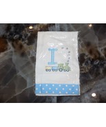 Personalized Initial Burp Cloth Diaper Letter &quot;I&quot; With A Train NEW - $31.40 CAD