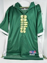 Reebok D&#39;Funkd 1914-1915 Boston Celtics Warmup Jacket Size L Hardwood Cl... - £19.71 GBP