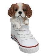 Paw-Star Pups Lifelike King Charles Spaniel Puppy Dog in Sneaker Shoe St... - $47.64 CAD