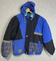 Vintage Kids Pacific Trail Extreme Jacket 80’s Blue Black Size M 10/12 H... - $19.99
