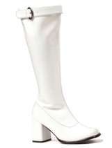 Ellie Shoes Womens 3 Inch Knee High Boots With Zipper And Buckle (White 10) - £92.96 GBP