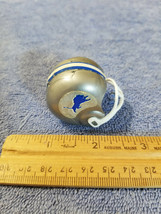 Vintage 1980&#39;s Detroit Lions Mini Plastic Gumball NFL Football Helmet - $7.50