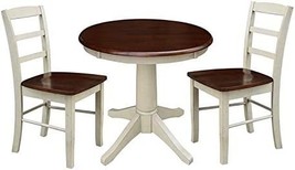 International Concepts 30&quot; Round Top Pedestal Table - With 2 Madrid Chairs, - £462.81 GBP