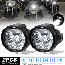 2 Pcs Car Motorcycle Waterproof LED External Lights Fog Light Headlight ... - £15.97 GBP