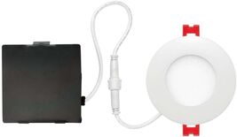 Recessed Downlight Canless 6'' W LED 12W Ultra-Slim Metal, Globe Electri... - $12.86