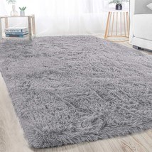 Merelax Modern Soft Fluffy Large Shaggy Rug For Bedroom Livingroom Dorm Kids - £31.96 GBP