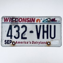  United States Wisconsin Dairyland Passenger License Plate 432-VHU - $225.96 MXN