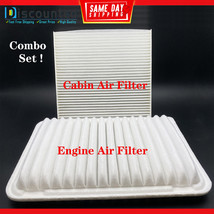 Cabin &amp; Air Filter Combo For Toyota Camry 2.5L 2.4L Engine 2007-2017 17801-0H050 - £19.95 GBP