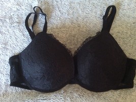 primark black  pushup underwired bra uk 34D  usa 34D   euro 75D   france 90D - $8.56