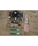 INTEL DG41WV, AA E90316-103, LGA 775 Motherboard +CPU E3400 2.6GHz+ 2Gb ... - $458.47 MXN