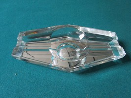 FINE Crystal Ashtray 7 X 4 Mirror Inside - $29.39