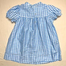 Dorothy Wizard of Oz Halloween Costume Girl’s 4T Gingham Blue Dress Top Blouse - £7.91 GBP