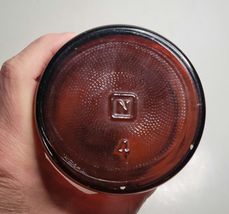 Brown Amber Purex Bottle 10" Tall Vintage image 3