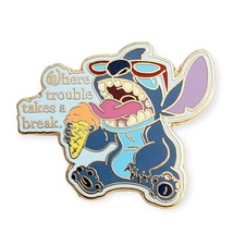Lilo and Stitch Disney Pin: Where Trouble Takes a Break Ice Cream - £19.85 GBP