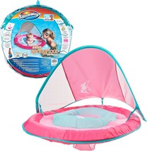 SwimWays Baby Spring Float Sun Canopy Pink Mermaid Unicorn ~NEW~ opened - £21.62 GBP