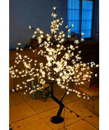 5ft Warm White Waterproof LED Cherry Blossom Christmas Tree Night Light ... - £225.95 GBP