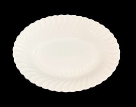 Syracuse China Wedding Ring Silhouette Oval Serving Bowl 10" x 7.75" Silver Trim image 8