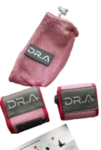 Gym Lifting Wrist Wraps Straps for Weightlifting &amp; Workout Unisex Pink/G... - £9.55 GBP