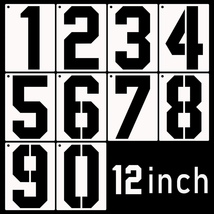 DXCYZ 12 Inch Large Number Stencils Kit 0-9 Address Number Stencil, 10PCS Reusab - £12.30 GBP