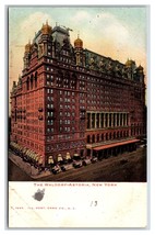 Il Waldorf Astoria Hotel New York Città Nyc Ny Unp Udb Cartolina W Micah O15 - £4.80 GBP