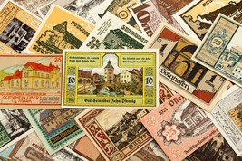 1920-1922 Germany Notgeld (Emergency Money) 25pc - City Scenes - £78.22 GBP