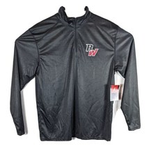 RW 1/4 Zip Athletic Shirt Long Sleeve Gray Size Large - $12.17