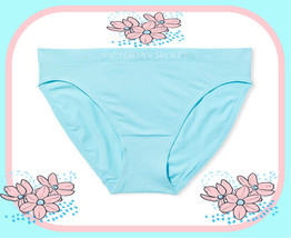 M Artic Sky Celeste Turquoise Blue LOGO Seamless Victorias Secret Bikini Pantie - £8.68 GBP