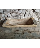 Antique Dough Bowl Wooden Bowl Primitive Antique Old Dough Bowl 19th. - $2,241.95 MXN