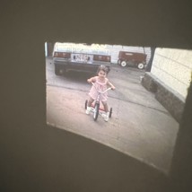Super 8 Home Movie 1970s Little Girl On Tricycle Mom On Bicycle - $10.34