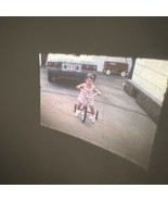 Super 8 Home Movie 1970s Little Girl On Tricycle Mom On Bicycle - $10.34