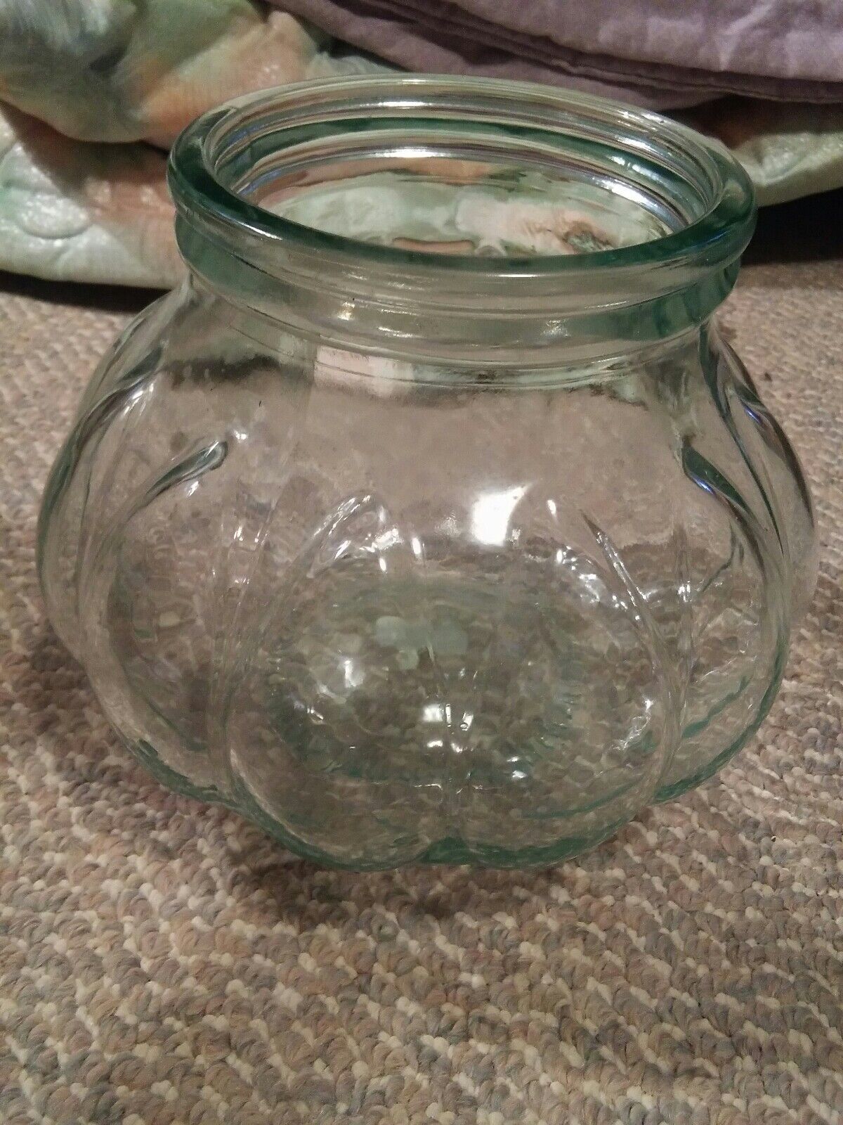 000 Made in Italy Fish Bowl Shape Style Clear Glass - $18.99