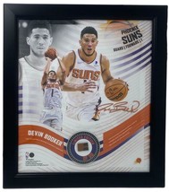 DEVIN BOOKER Suns Framed 15&quot; x 17&quot; Game Used Basketball Collage LE 50 - £93.37 GBP