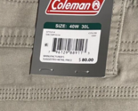 Coleman Men&#39;s Tear Resistant Stretch Utility Pant 40x30 Oat - $24.74