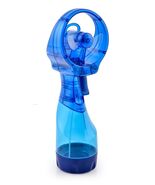 O2COOL Deluxe Handheld Battery Powered Water Misting Fan Blue - $19.55 CAD