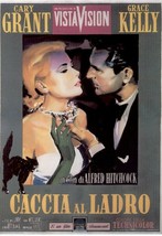 To Catch A Thief 11x17 inch poster in Italian Cary Grant Grace Kelly - £14.06 GBP