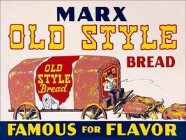 Marx Bread Metal Advertisement Sign - £30.93 GBP