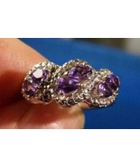 SALE!!! Natural Uruguayan Amethyst Ring 1.38ct sz7  - $129.99