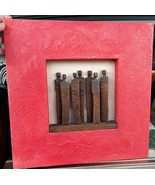Wayne Francis American Art Wood Figurative Sculpture Artist Signed Frame... - $7,363.53 MXN
