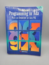 Programming in Ada Plus An Overview of Ada 9X J.P.G. Barnes Fourth Edition - $3.45