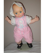 UNEEDA DOLL CO. LARGE 22&quot; VINTAGE BABY DOLL 2483 With Pink Outfit - £44.78 GBP