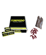 100 Adult Party Popper Torpedo Mandarin Red Cracker Snap Super Loud Free... - £11.72 GBP