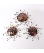 Rustic Bronze Copper Sun Sunny Face Outdoor Wall Art Decor Decoration Or... - $22.44