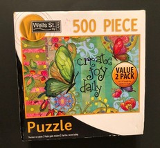 LANG Wells St. 2018 Create Joy Daily Jigsaw Puzzles 500 Pieces New (One ... - $8.98